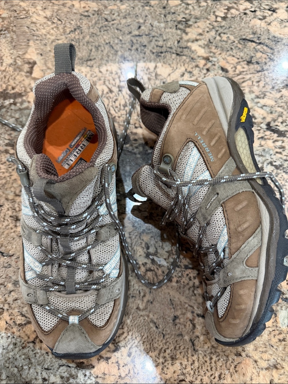 Merrell Brown and Tan Women’s Trail Hiking Boots